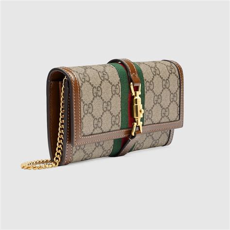 gucci jackie 1961 chain wallet